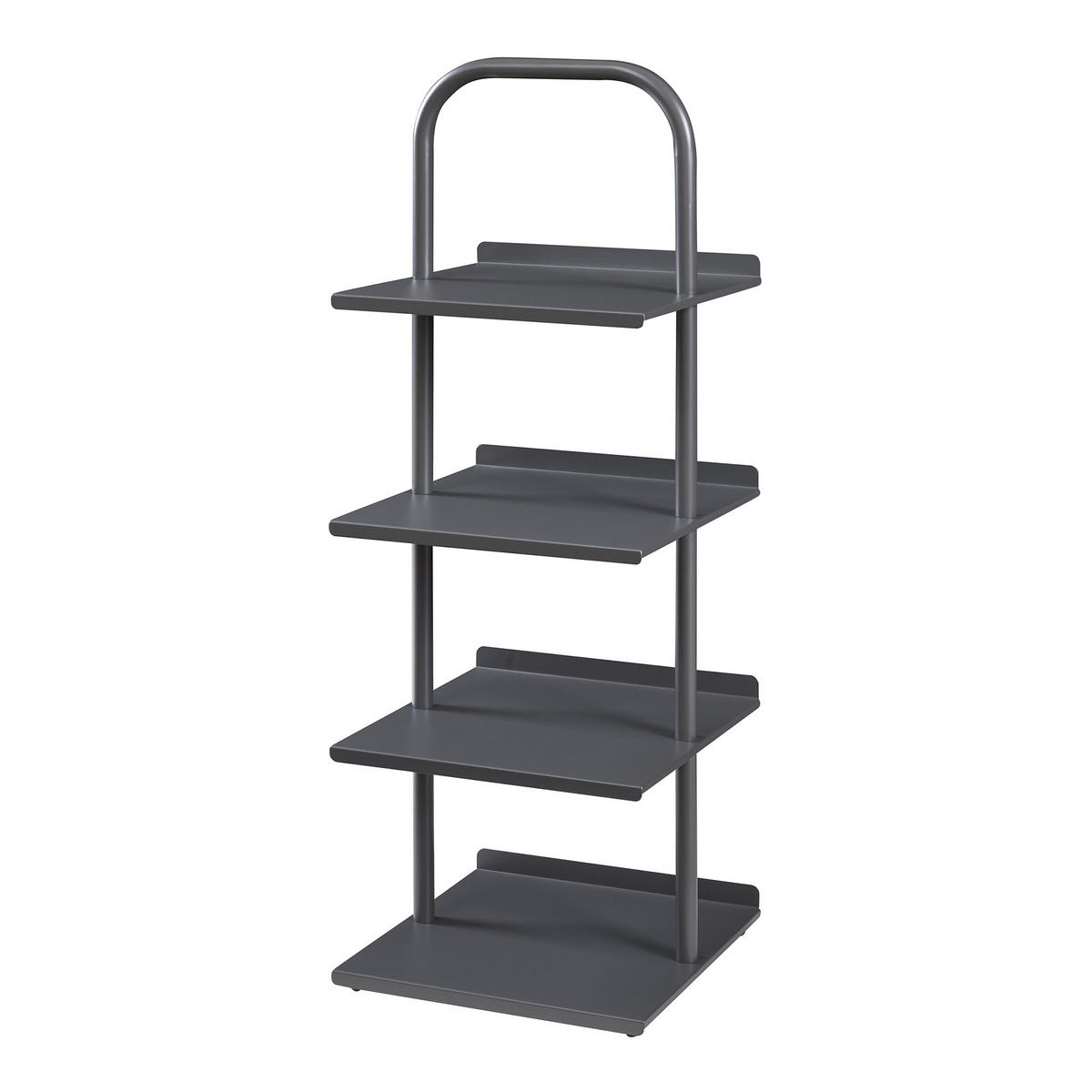 OBUVNÍK Poytya - antracitová, kov (34/96/32cm) - [en.casa]