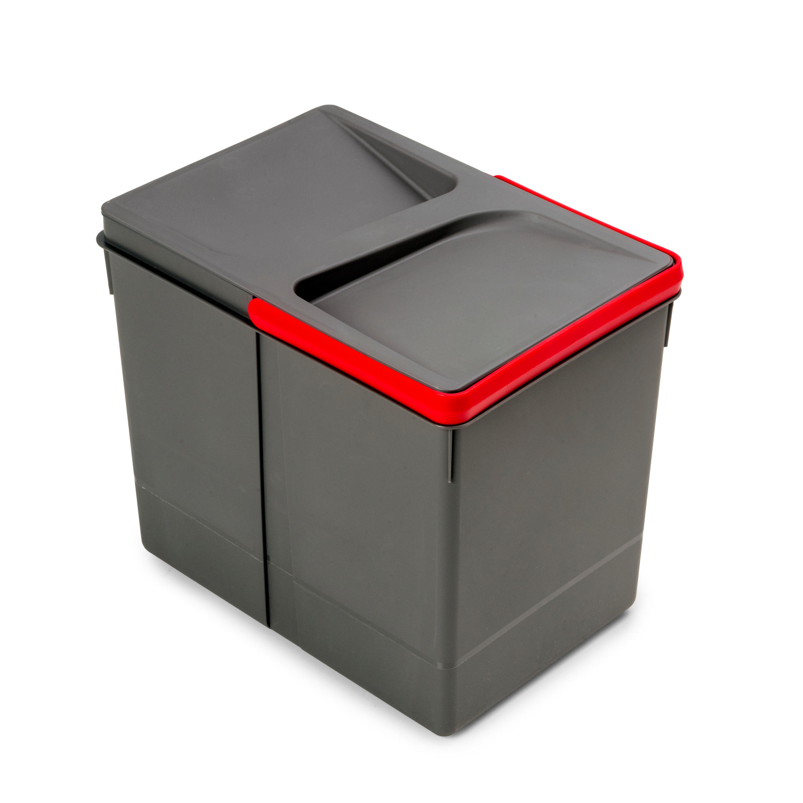 Emuca Recyclingbehälter Anthrazit 21.6x26.6x31.2 cm
