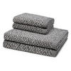 FROTTIERSET Brooklyn Fischgrat 4-teilig - Schwarz, Textil (50/100cm) - MÖVE