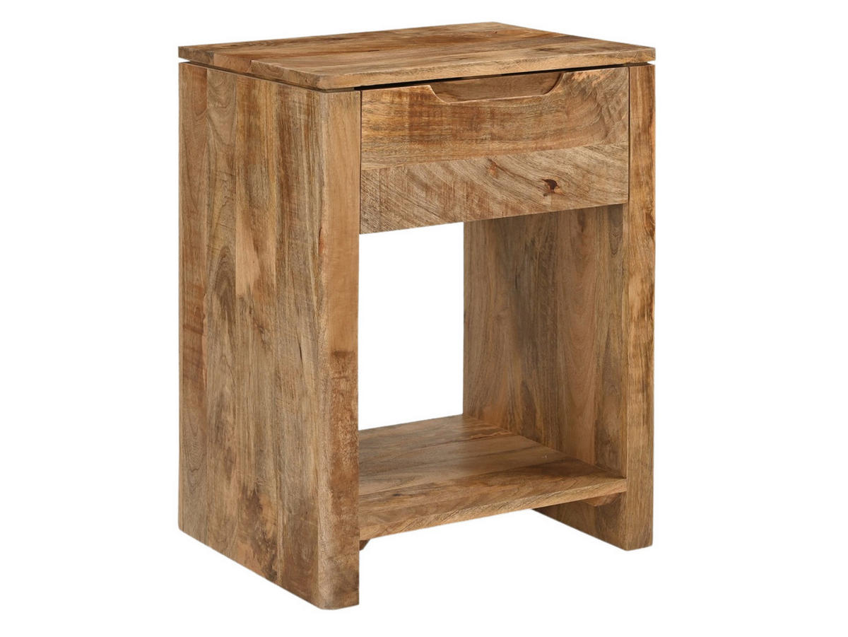 BEISTELLTISCH Sophie Mangoholz 50 cm / 35 cm Natur - Naturfarben, Holz (35/50/65cm) - Villa Möbel