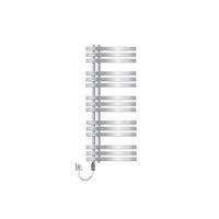 BADHEIZKÖRPER elektrisch Iron EM 500x1200 mm Chrome mit Heizstab 900W - Chromfarben, Metall (50/120/3cm) - LuxeBath