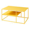 COUCHTISCH Solund 45/90/60 cm - Gelb, Metall (60/90/45cm) - [en.casa]