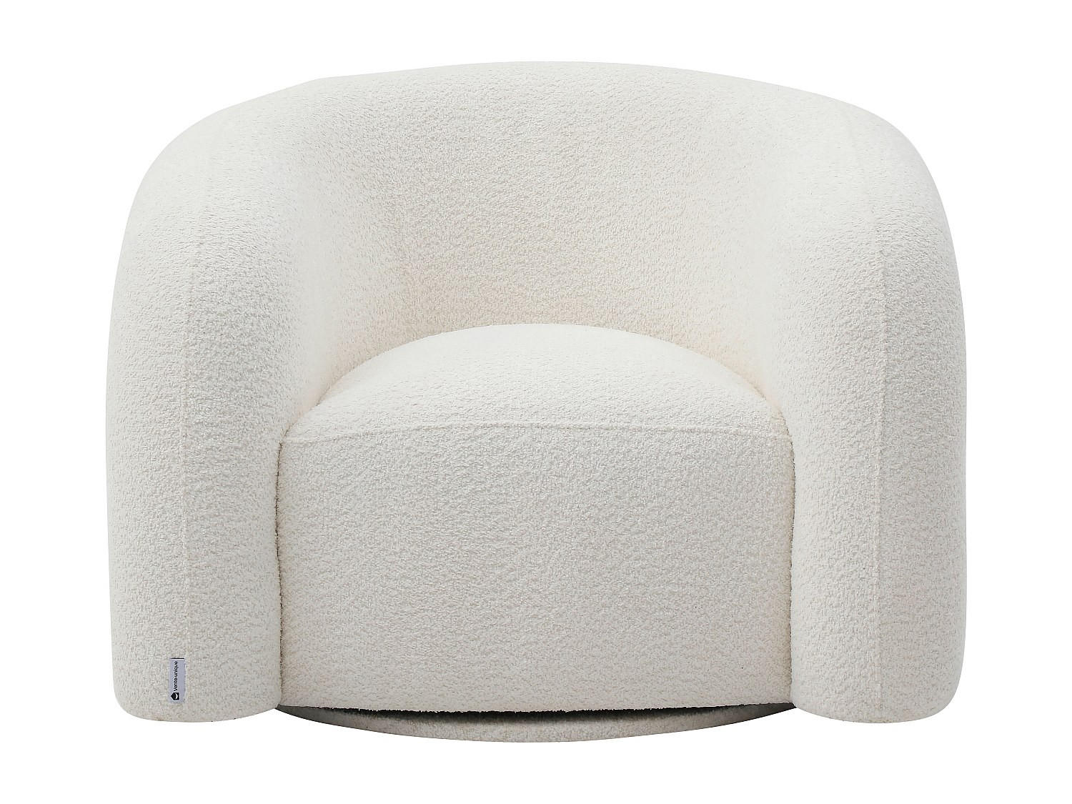 SESSEL mit gerader Rückenlehne - 1 Person - Stoff - Weiß - - Weiß, Textil (97/75/91cm) - Vente-Unique