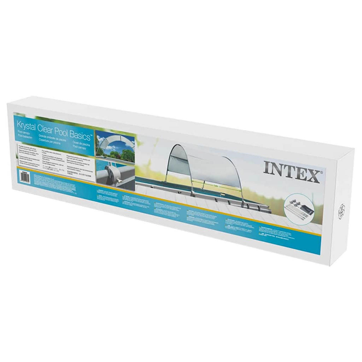 POOL Sonnendach Hellgrau - Hellgrau, Textil (21.6/80.6/180cm) - INTEX