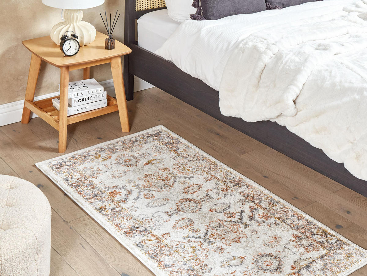 KURZFLOR-TEPPICH Nurnus 150/80 cm - Beige, Kunststoff (80/150cm) - Beliani