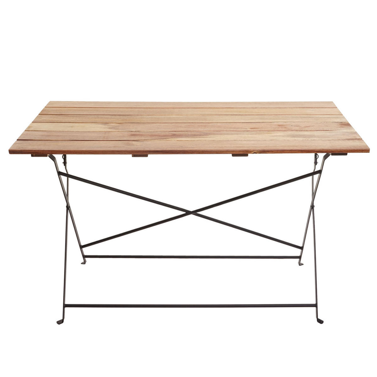 BIERGARTENTISCH KLAPPBAR rechteck Braun - Braun, Holz - MCW