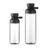 TRINKFLASCHEN Vita Nordic Black 500 + 900 ml 2er Set - Schwarz, Kunststoff (0.9L) - Mepal