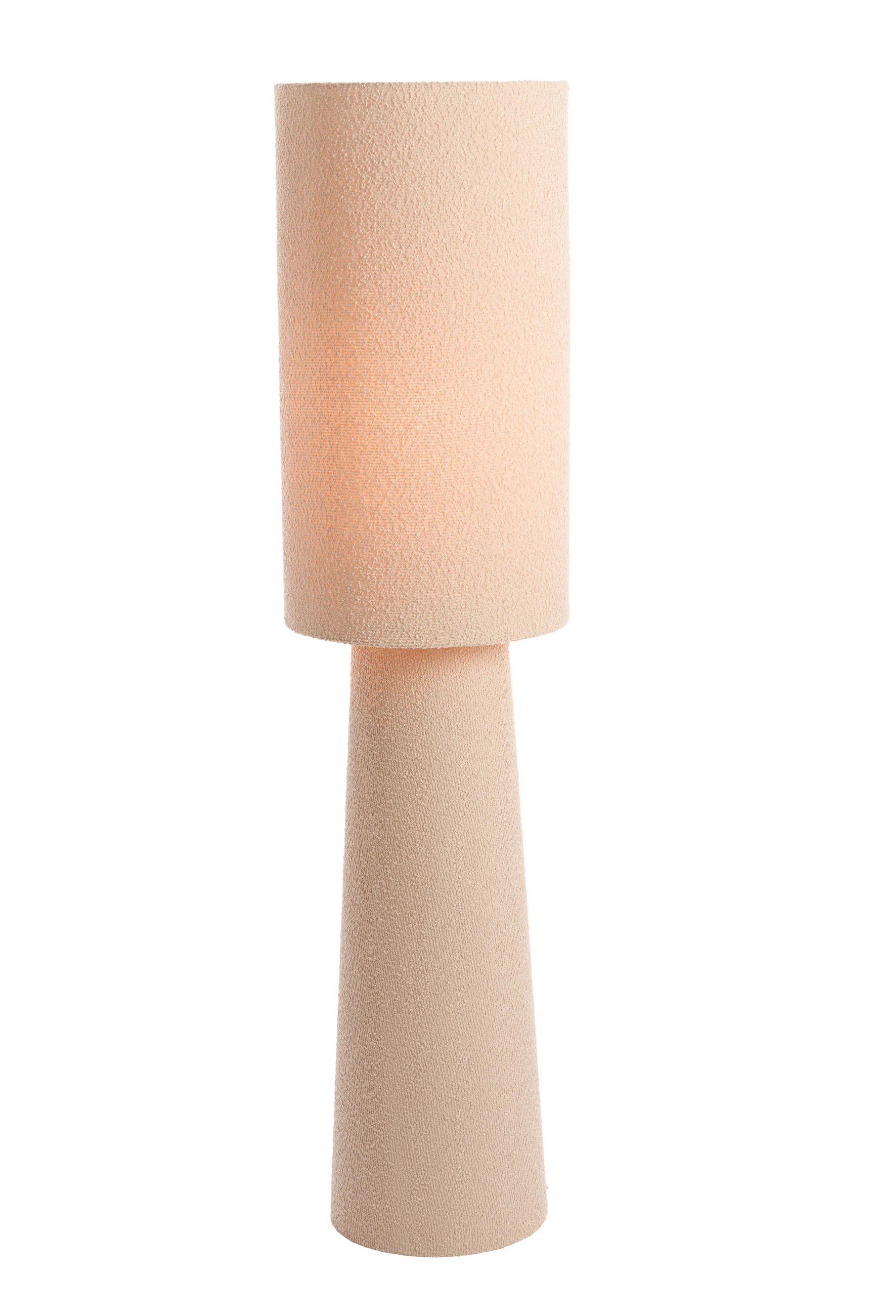 STEHLEUCHTE Mikkel Braun Ø40/165 cm - Braun, Textil (40/40/165cm) - Light & Living