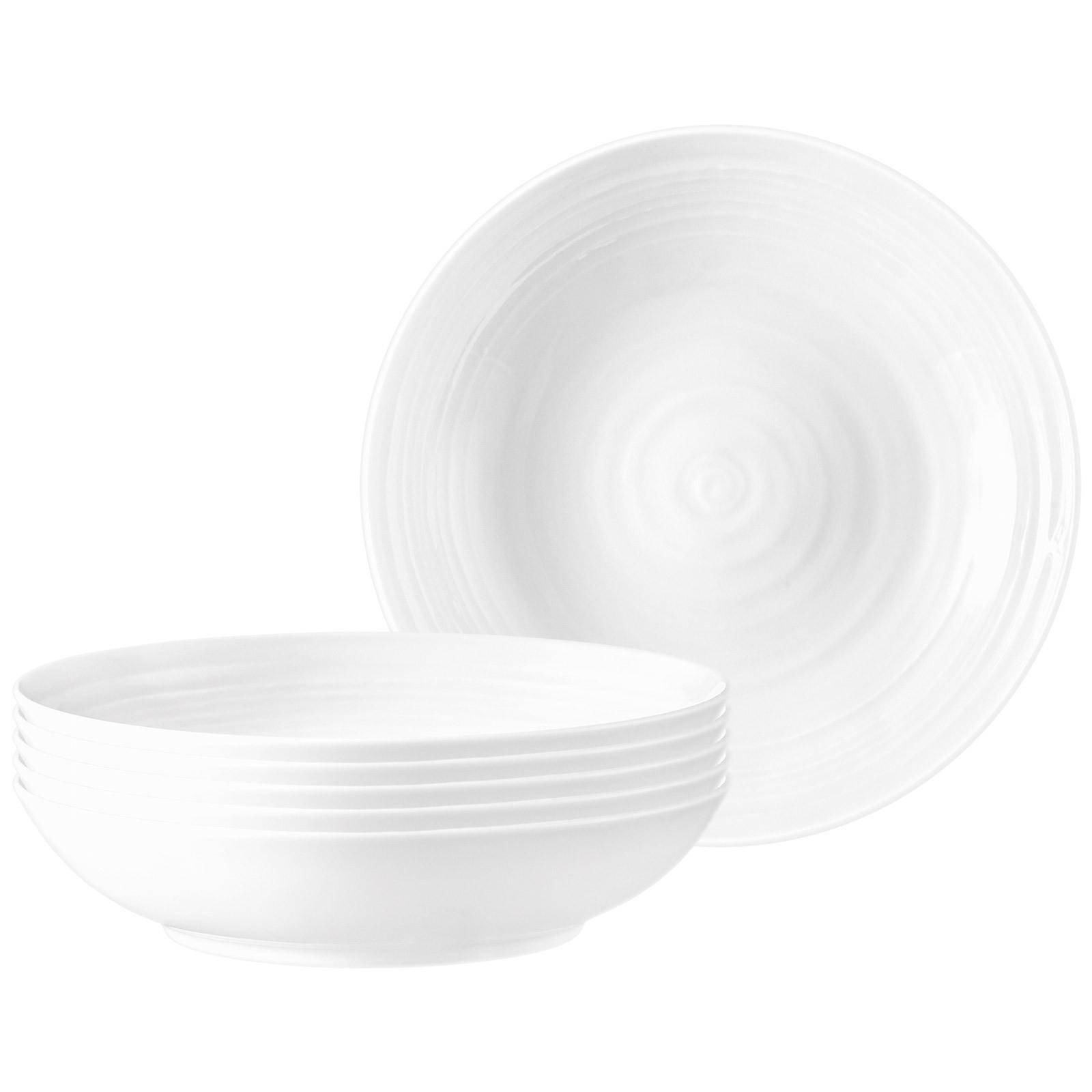 SUPPENTELLER Terra Weiß ø 21,2 cm 6er Set - Weiß, Keramik (21.2cm) - Seltmann Weiden