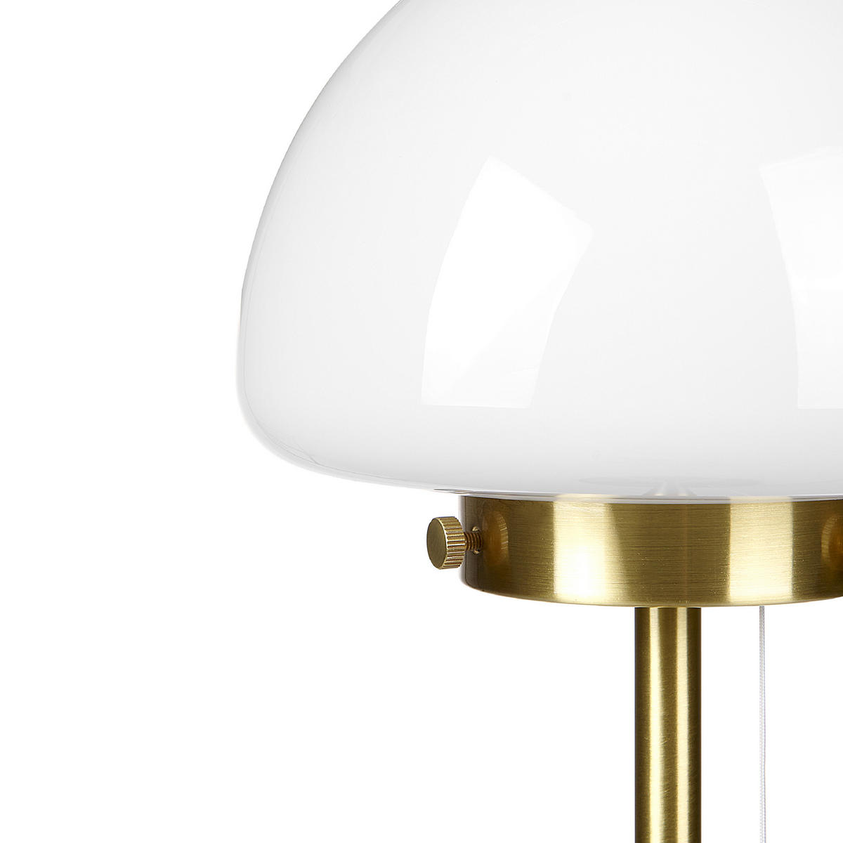 TISCHLAMPE Moruga 17/17/39 cm - Goldfarben, Glas (17/13/39cm) - Beliani