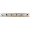 GARDEROBENPANEEL Linea Eiche sägerau - Eiche San Remo, Holzwerkstoff (110.5/14.5/3.5cm) - Vladon