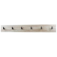 GARDEROBENPANEEL Linea Eiche sägerau - Eiche San Remo, Holzwerkstoff (110.5/14.5/3.5cm) - Vladon