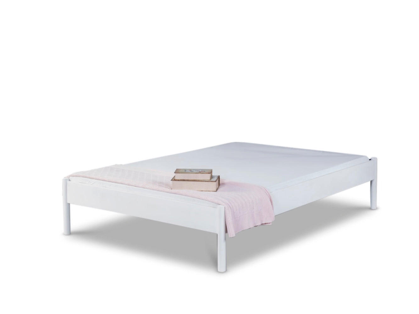 BED BOX Metallbett Weiß 200x210 cm