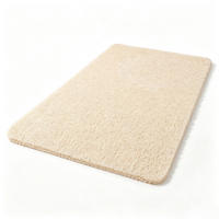 DUSCHMATTE – 40 x 60 cm – Beige – Atmungsaktiv - Beige, Kunststoff (30/20cm)