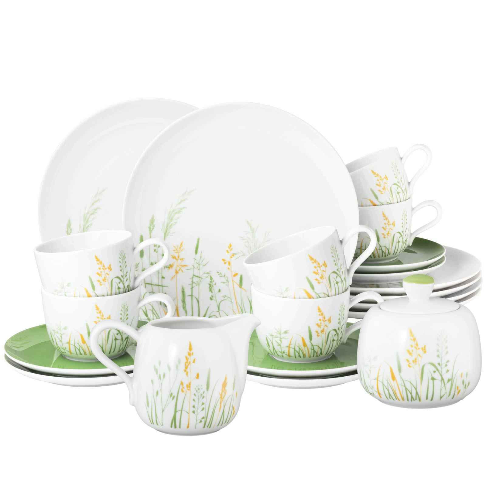 Seltmann Weiden Kaffeeservice Grün 2x2x2 cm