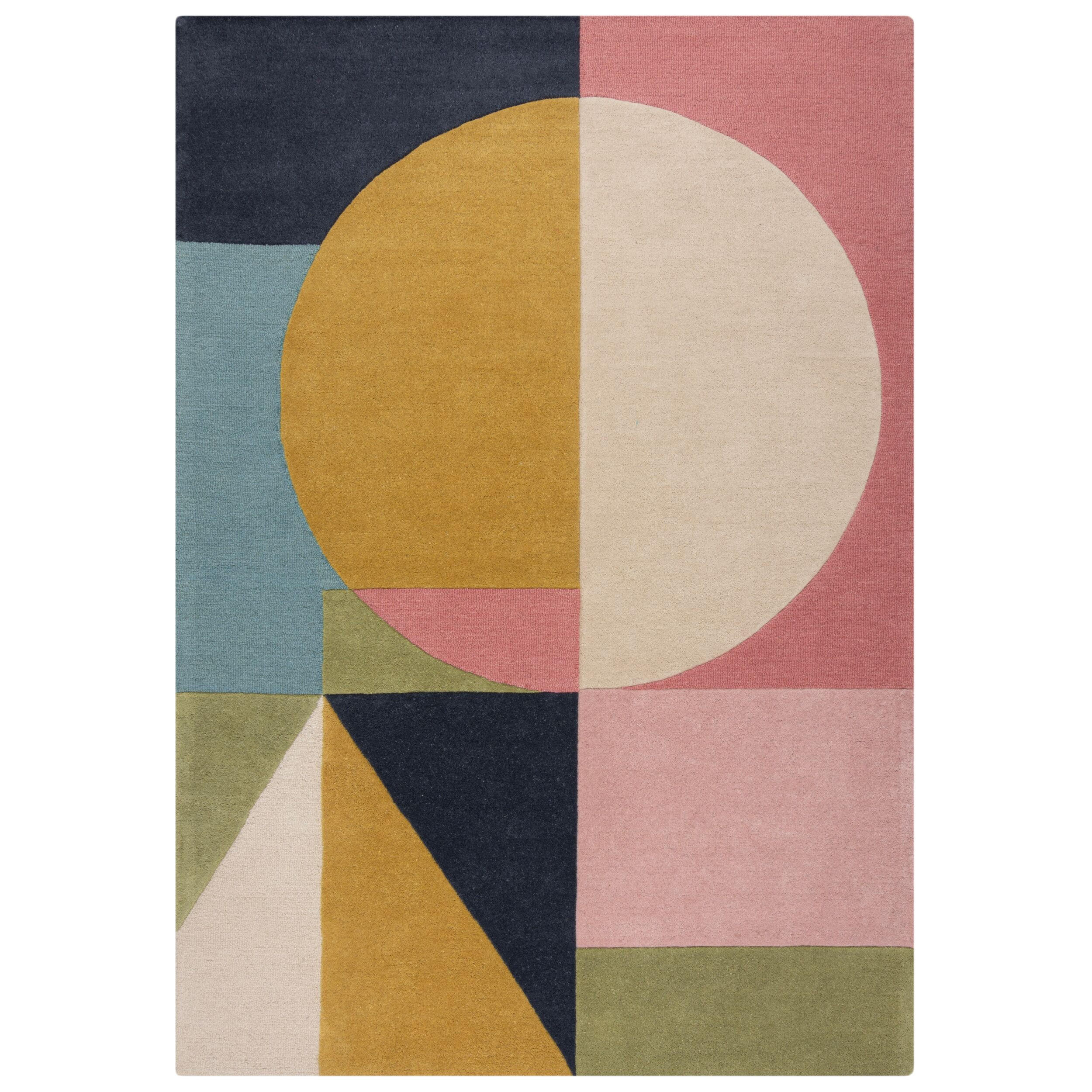 WOLLTEPPICH DEBEN, geometrisch, Strahlend-Bunt, 200 x 290 cm - Multicolor, Textil (200/290cm) - KADIMA DESIGN