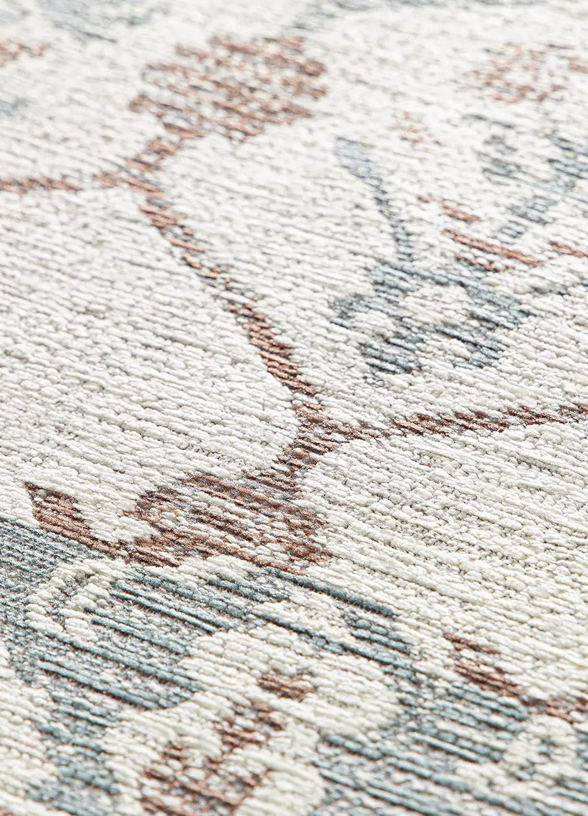 IN- & OUTDOOR-TEPPICH Blau / Kupfer Lua 200/290 cm - Blau/Kupferfarben, Textil (200/290cm) - Atticgo