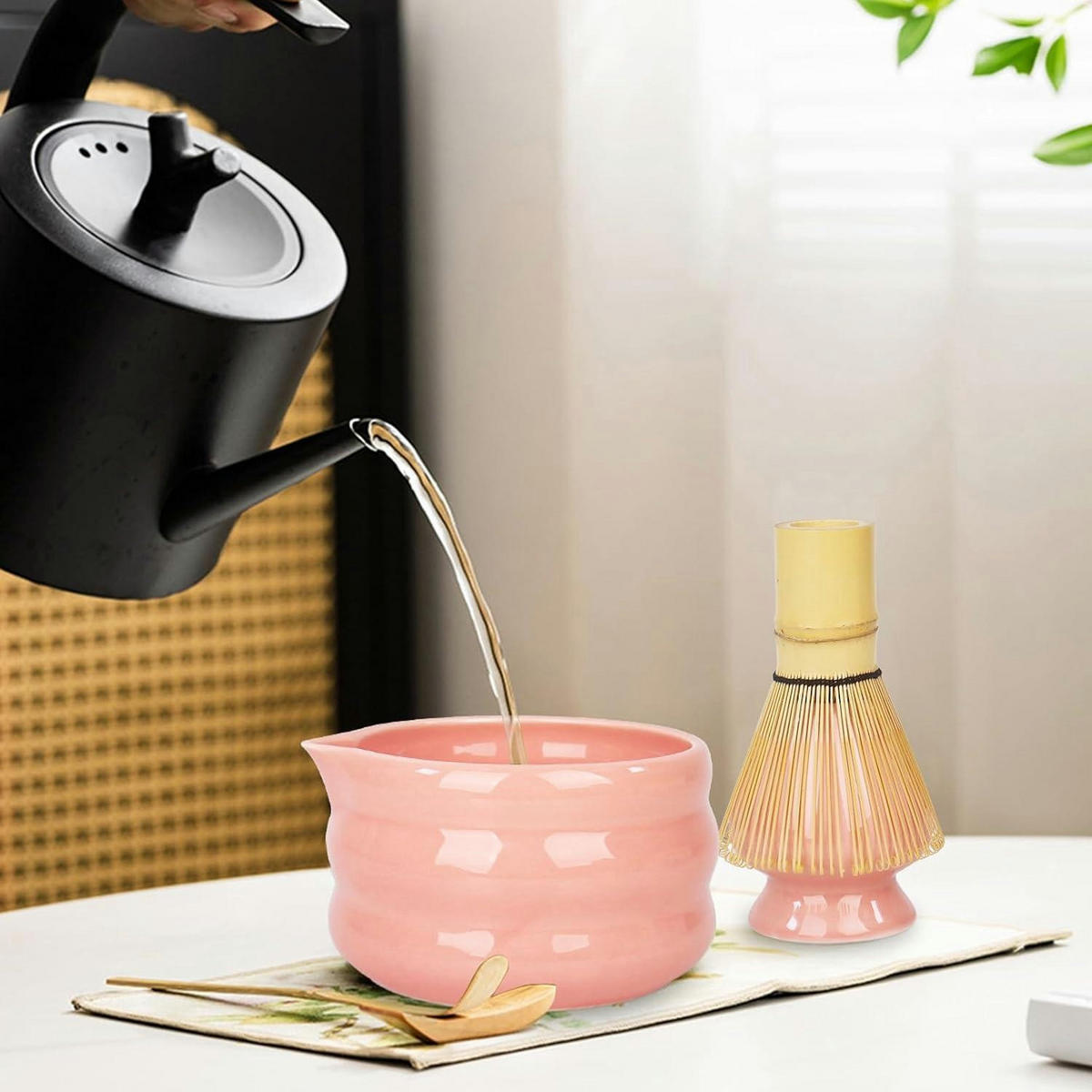 MATCHA Set 7-teilig Rosa - Rosa, Keramik (12.5/13/19.3cm)