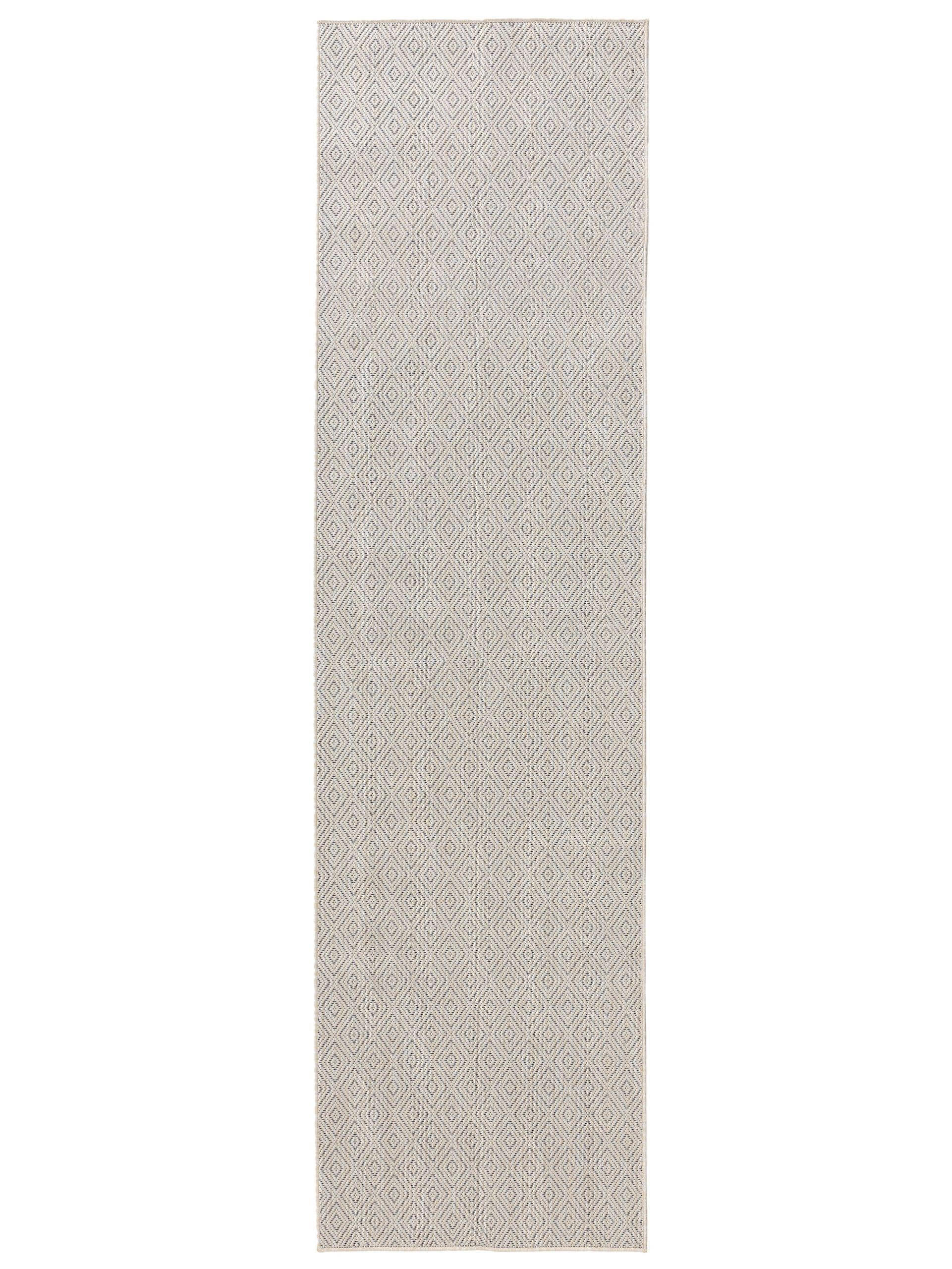 OUTDOORTEPPICH Lou Weiß 70x200 cm - Weiß, Kunststoff (70/200cm) - benuta