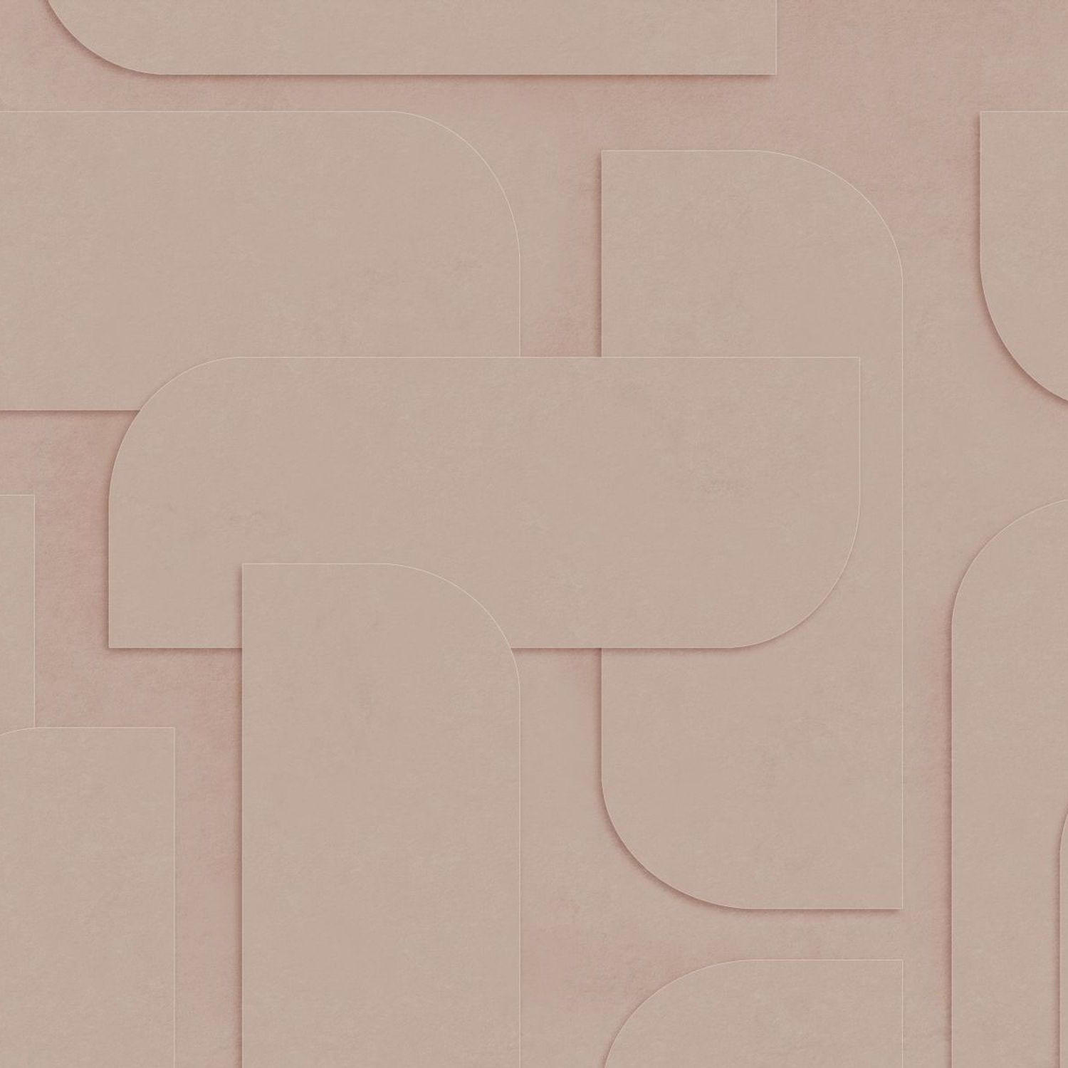 FOTOTAPETE 3D Muster 300 x 279 cm - Pink, Papier (300/279cm) - ESTAhome