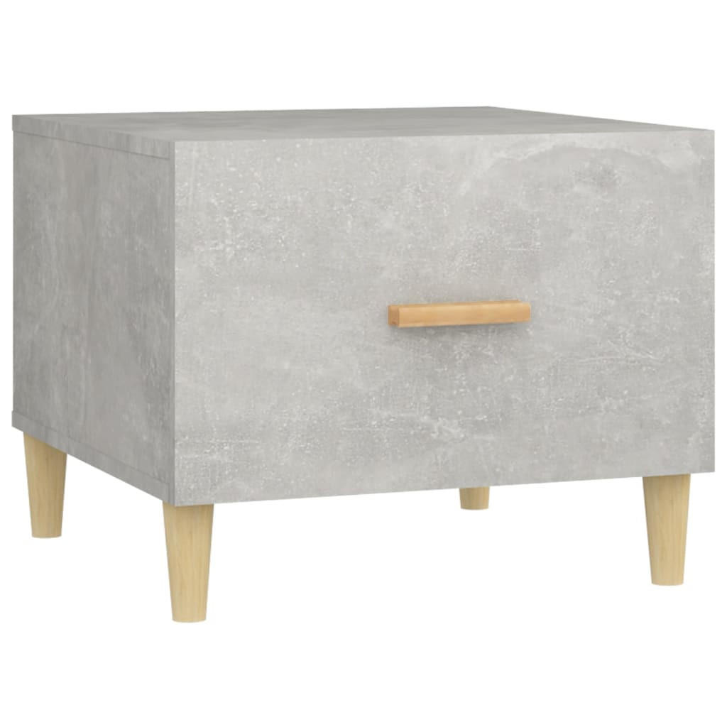 COUCHTISCH Betongrau 50x50x40 m Holzwerkstoff - Grau, Holzwerkstoff (50/50/40cm) - furnicato