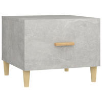 COUCHTISCH Betongrau 50x50x40 m Holzwerkstoff - Grau, Holzwerkstoff (50/50/40cm) - furnicato