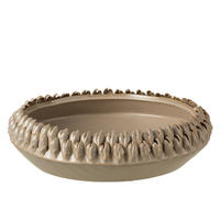 BLUMENTOPF IBIZA - Töpferei - Grau - L - Ø 36,5 cm - Grau, Keramik (36.5/10cm) - J-Line