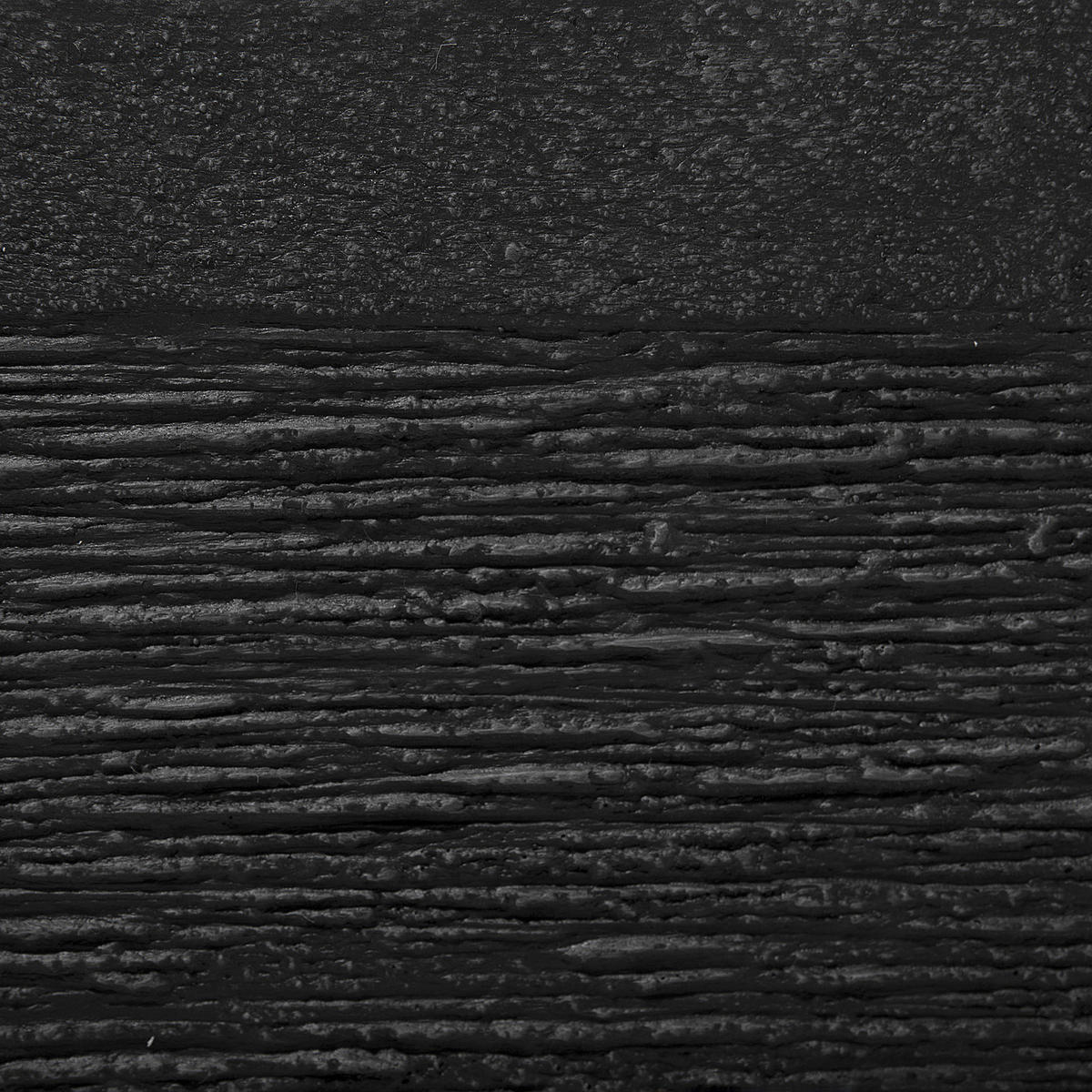 BLUMENTOPF Schwarz Paros - Schwarz, Naturmaterialen (38cm) - Beliani