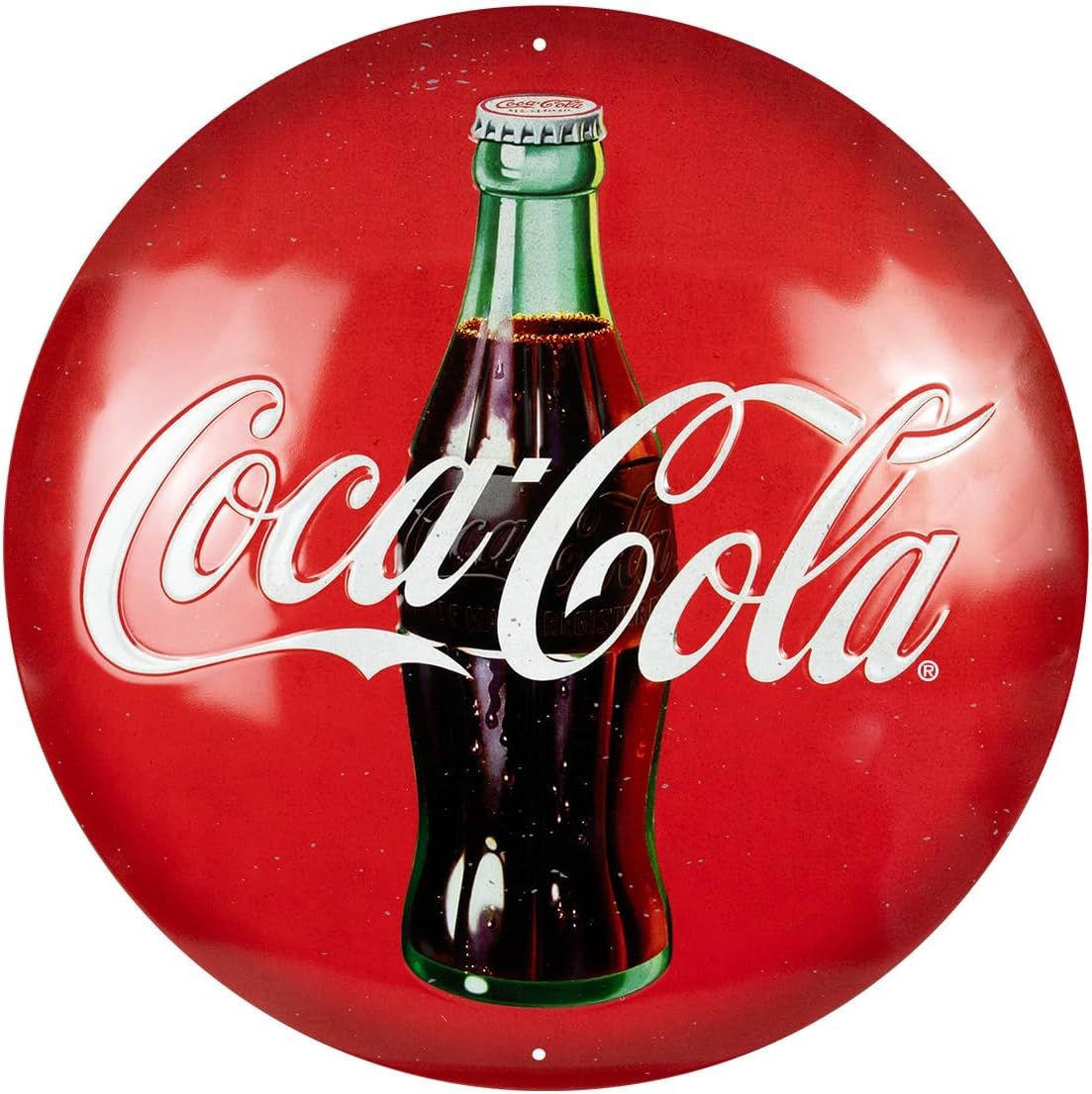 BLECHSCHILD 35 cm Rund Coca-Cola - Multicolor, Metall (35/35/0.2cm) - Nostalgic-Art