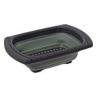 ABTROPFSIEB Faltbar 39/26,5/4,2 cm - Anthrazit, Kunststoff (39cm) - 5five Simply Smart