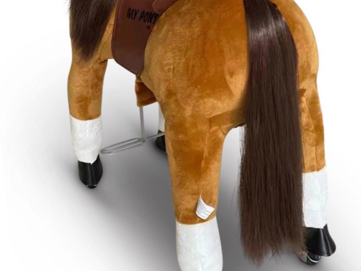 REITPFERD Gismo Größe S - Braun, Kunststoff (74/29/83cm) - TPFLiving