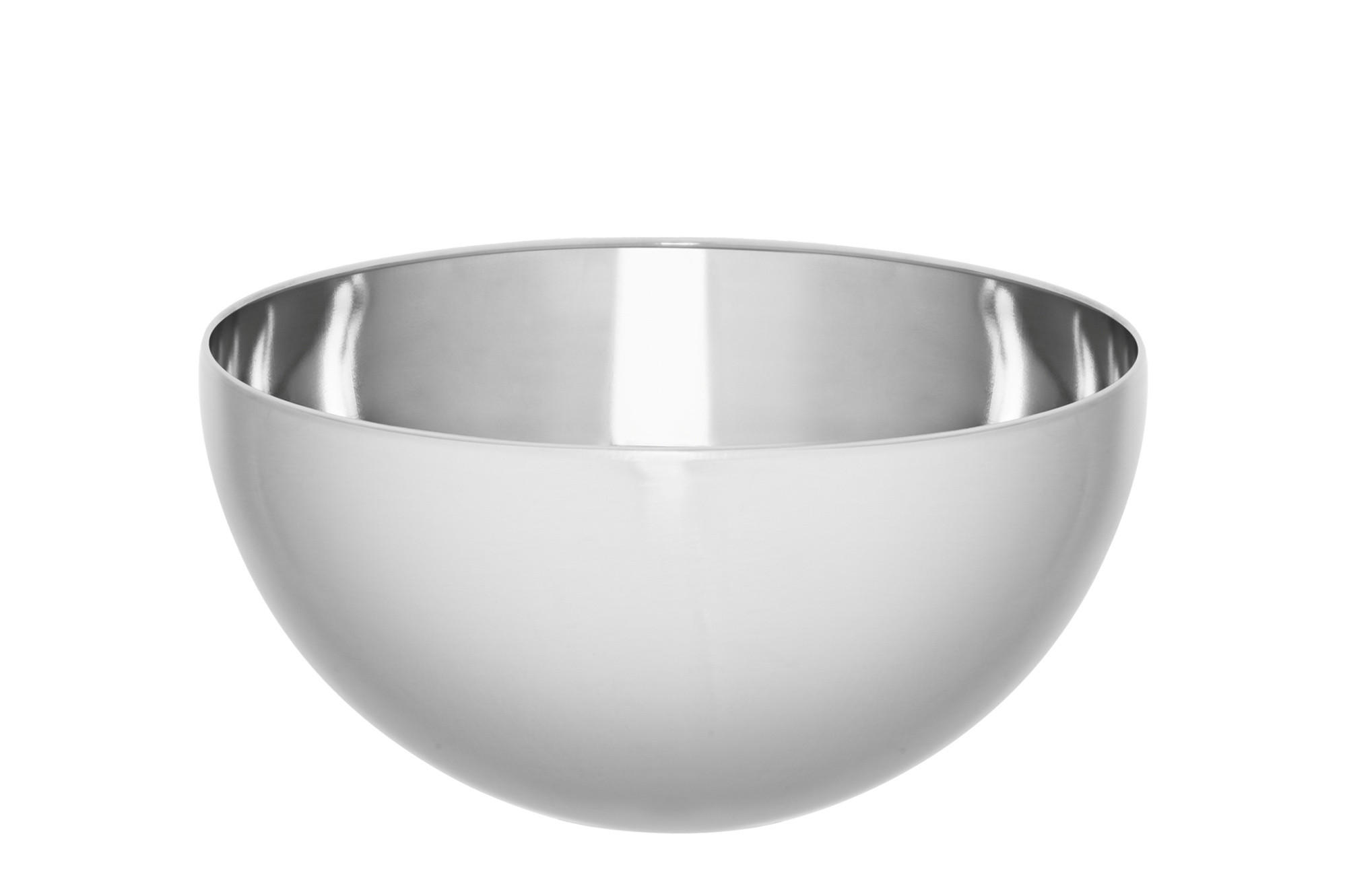 KÜCHENSCHÜSSEL Edelstahl Ø 19 cm - Silberfarben, Metall (19/9.5cm)