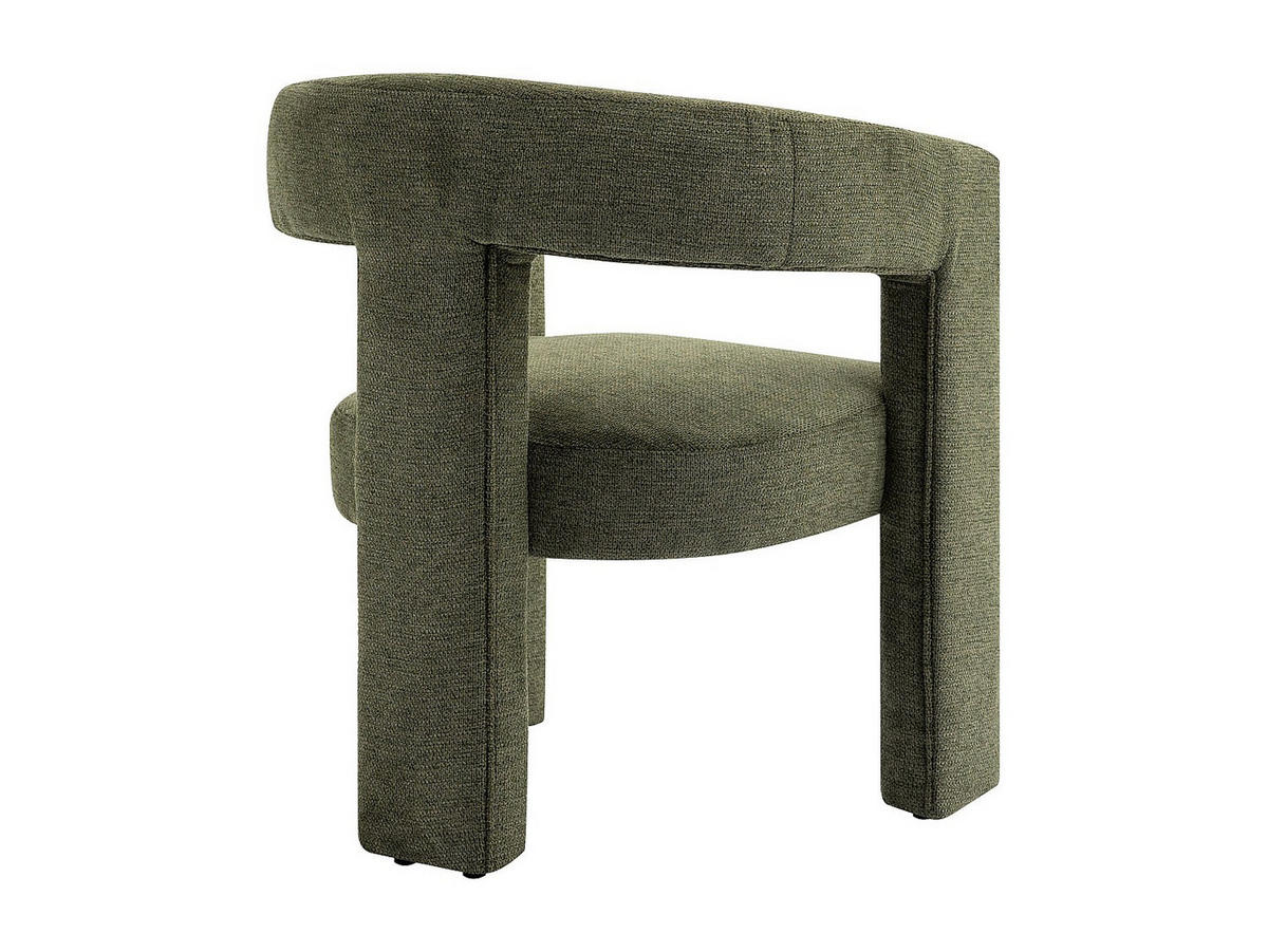 SESSEL - Strukturstoff - Grün - FAVINA - Grün, Textil (64/75/59cm) - Vente-Unique