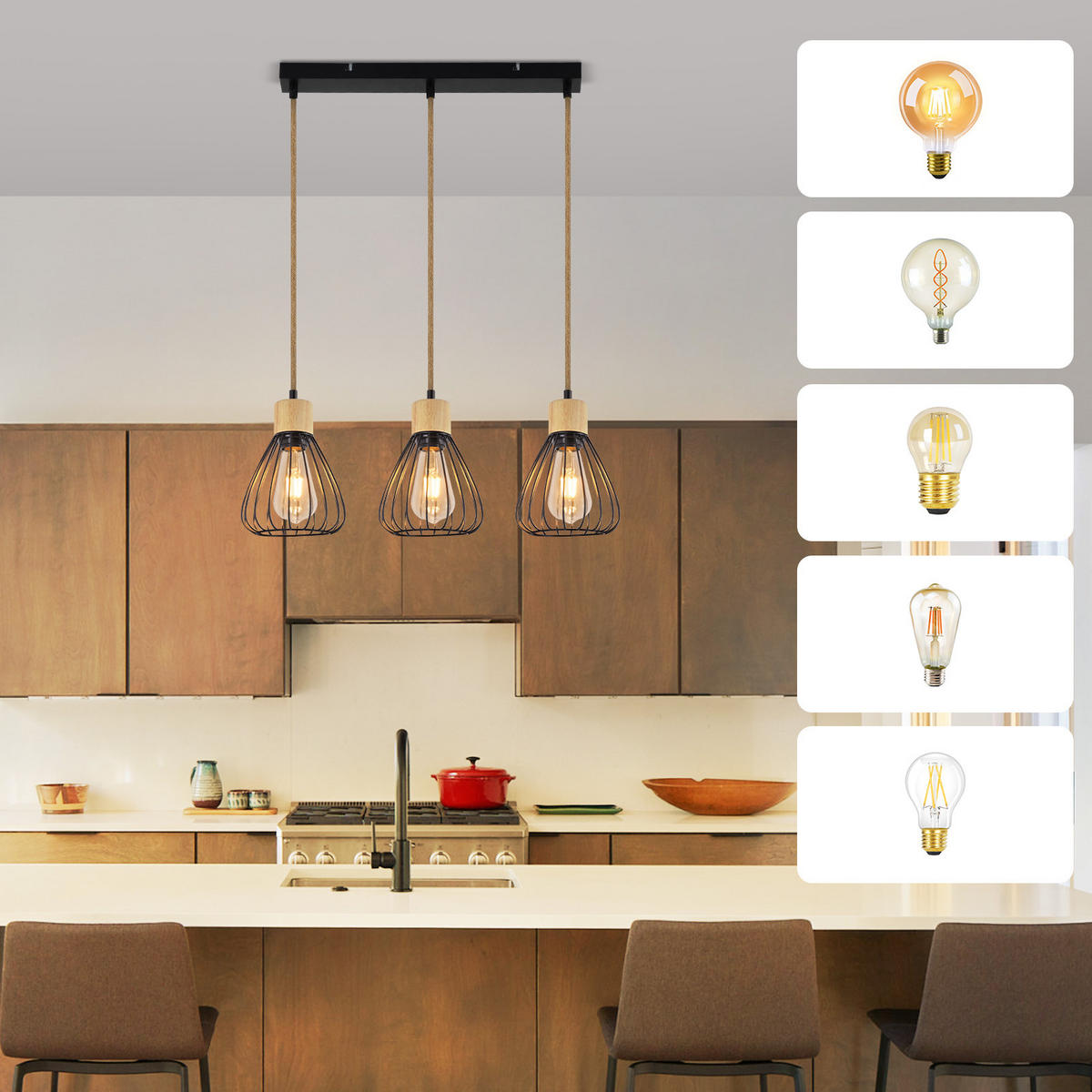 HÄNGELEUCHTE Daxq 56/45/146 cm - Beige, Metall (56/45/146cm) - ZMH