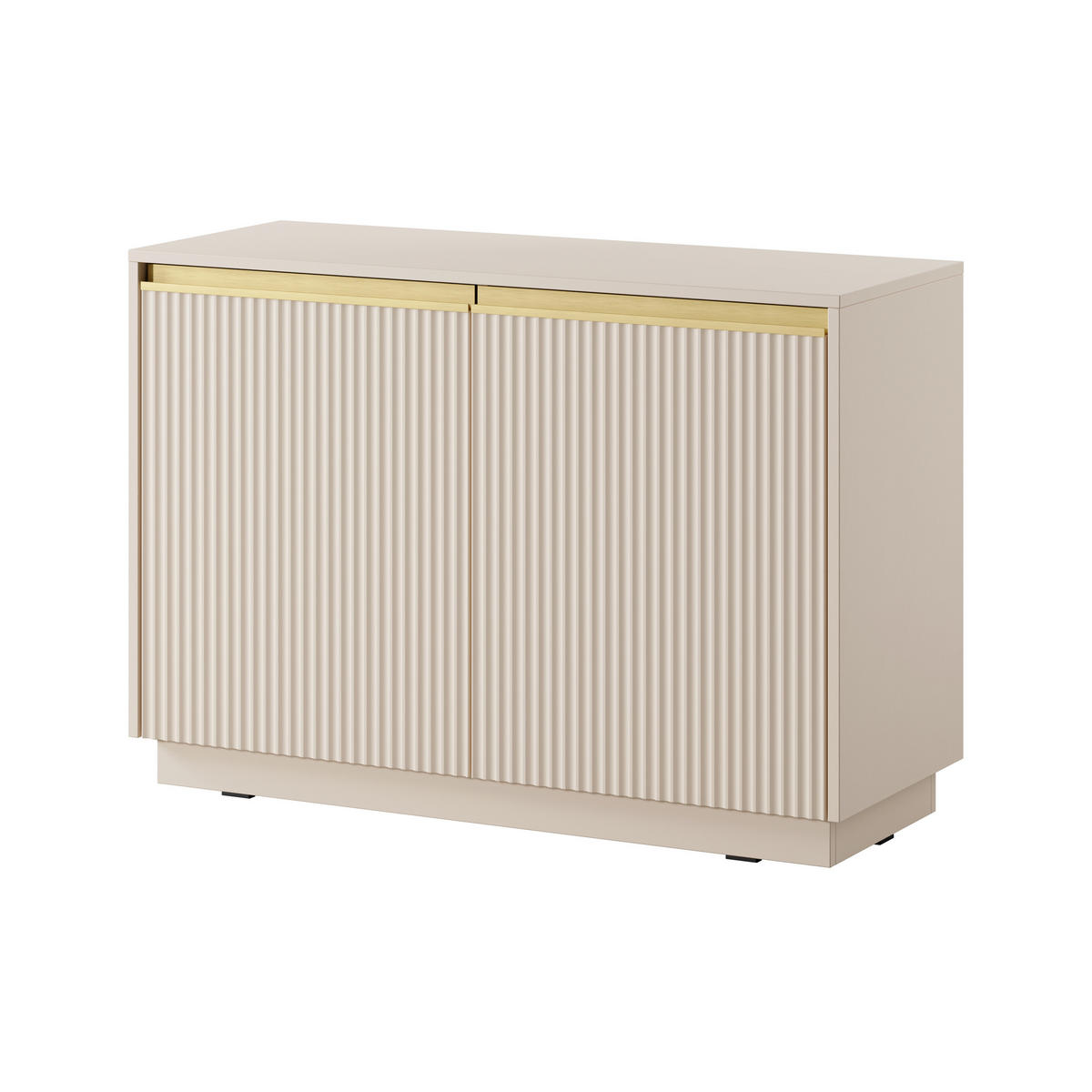 KOMMODE MAESTRO 104/72/39 cm mit 2 Türen Beige - Beige, Holzwerkstoff (104/72/39cm) - MASSENO
