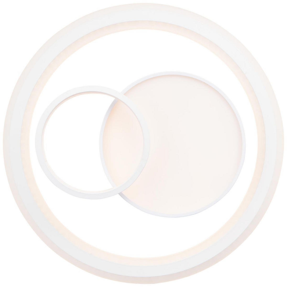 DECKENLEUCHTE Sigune G99385/75 - Schwarz, Metall (40/40/10.5cm) - Brilliant