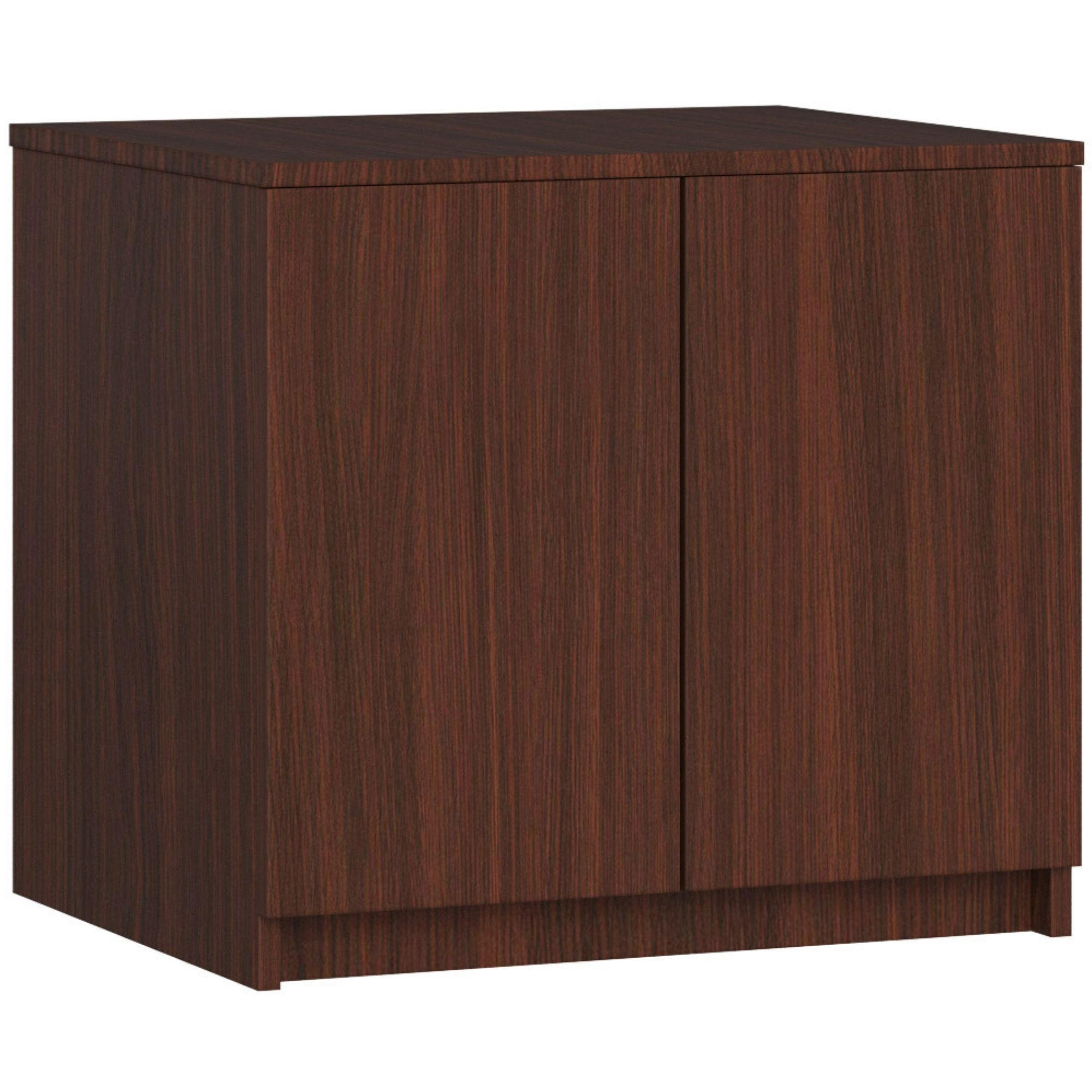KLEIDERSCHRANK AUFSATZSCHRANK Wengefarben 60x51x55cm - Wengefarben, Holzwerkstoff (60/55/51cm) - Akord