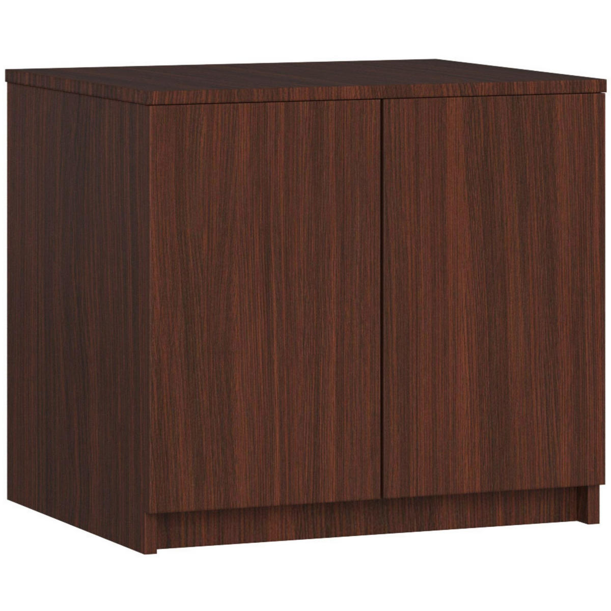 KLEIDERSCHRANK AUFSATZSCHRANK Wengefarben 60x51x55cm - Wengefarben, Holzwerkstoff (60/55/51cm) - Akord