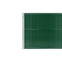 PVC-SICHTSCHUTZLAMELLEN-STEIF-SET Cinto grün 6m H.190cm - Mit clips und Endprofil - Grün, Kunststoff (600/193cm) - Casanoov