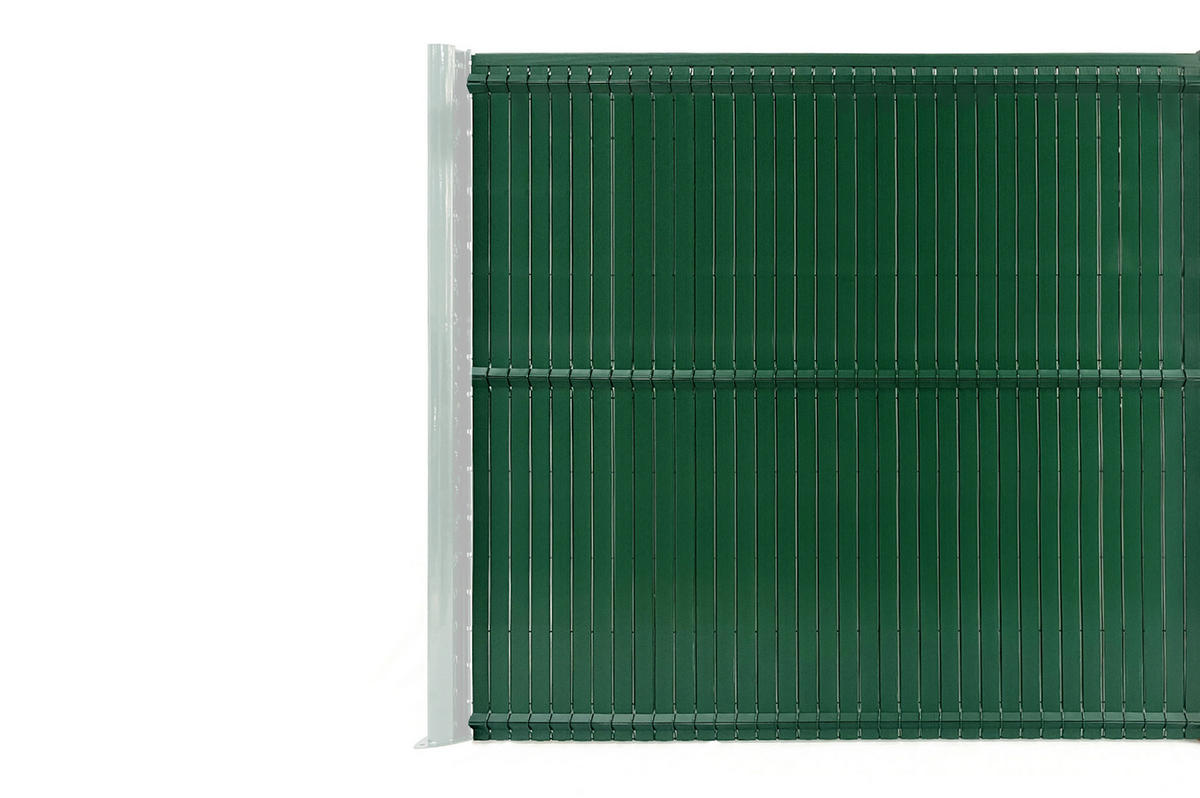 PVC-SICHTSCHUTZLAMELLEN-STEIF-SET Cinto grün 6m H.190cm - Mit clips und Endprofil - Grün, Kunststoff (600/193cm) - Casanoov