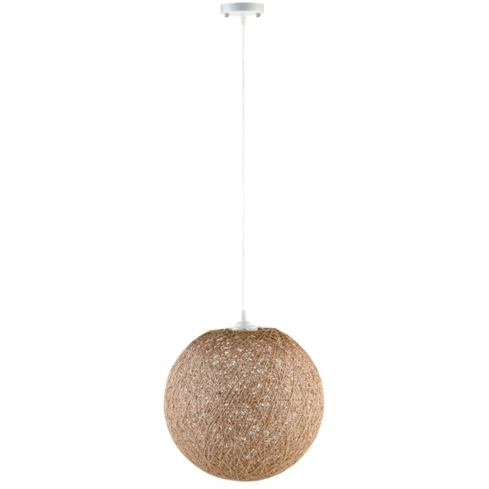 PENDELLEUCHTE BRASSI, Weiß/Beige - Beige/Weiß, Kunststoff (36/36/36cm) - KONSIMO®