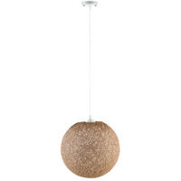 PENDELLEUCHTE BRASSI, Weiß/Beige - Beige/Weiß, Kunststoff (36/36/36cm) - KONSIMO®