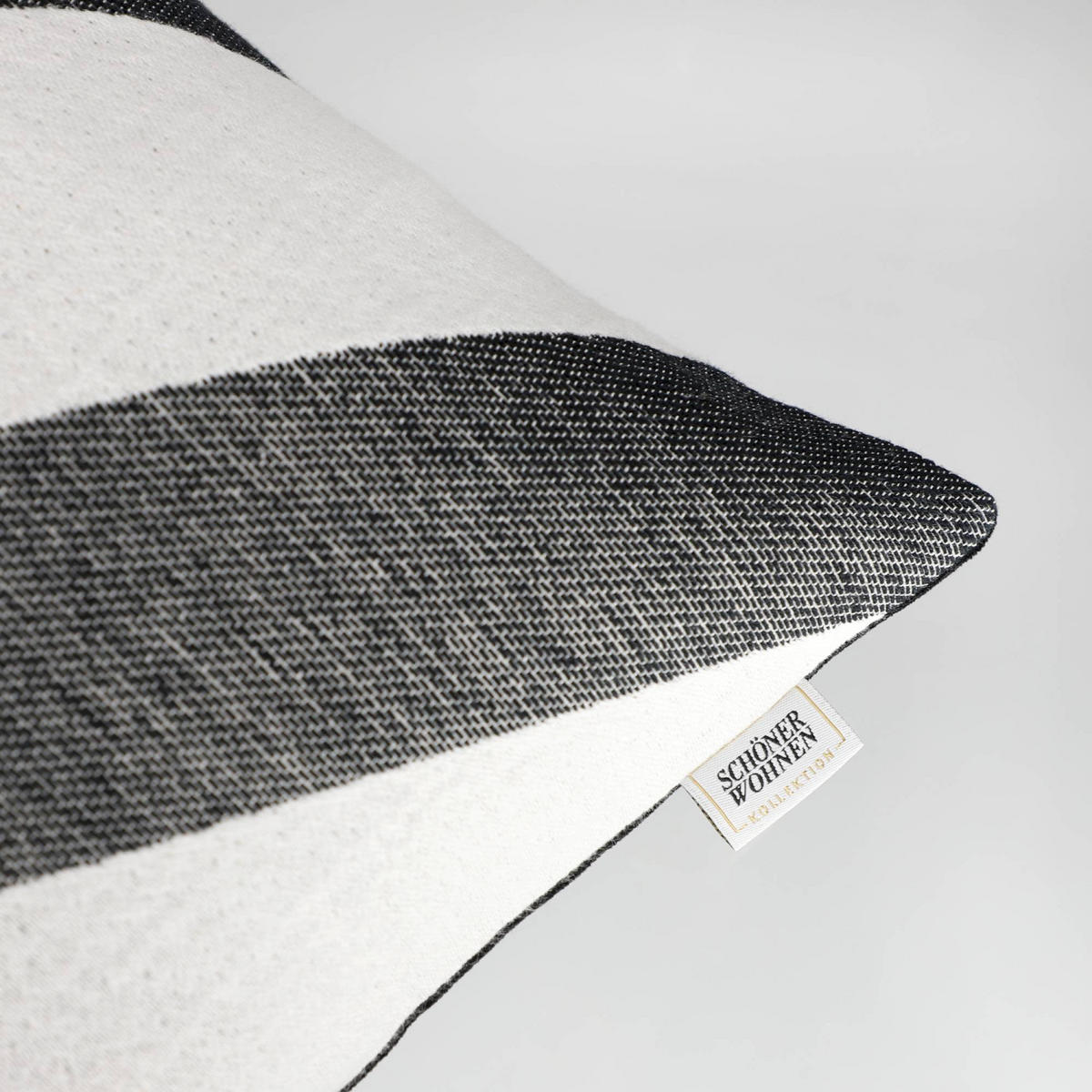 KISSENHÜLLE JUNCTION - Grau, Textil (58/38cm) - Schöner Wohnen