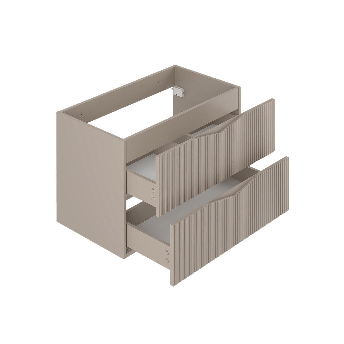 WASCHTISCHUNTERSCHRANK 80.6cm Tao Kaschmir - Beige, Holzwerkstoff (80.6/52.2/46.5cm) - Petits-meubles