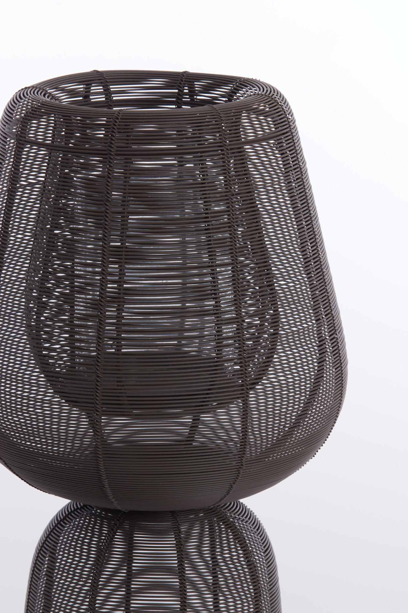 WINDLICHT Fellini Schwarz Ø25/52,5 cm - Schwarz, Metall (25/52.5/25cm) - Light & Living