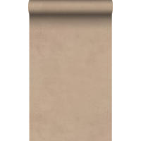 TAPETE Lehmputz 50 x 900 cm - Braun, Papier (50/900cm) - Origin Wallcoverings