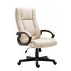 DREHSTUHL Stoff Creme - Creme/Schwarz, Kunststoff/Textil (66/106/70cm) - CLP