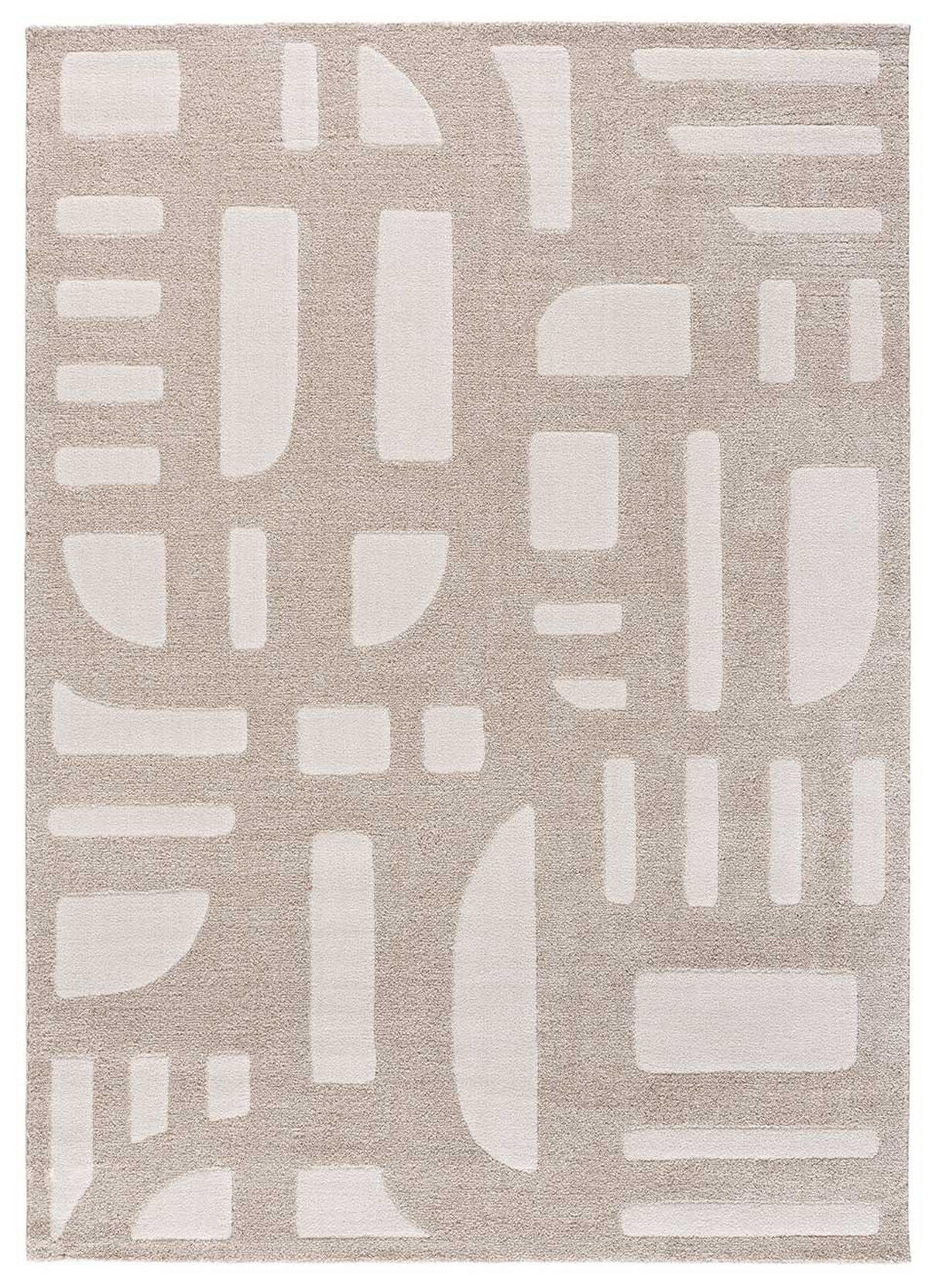 WEBTEPPICH Beige Caledonia 80/150 cm - Beige, Naturmaterialien/Textil (80/150cm) - Atticgo