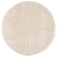 HOCHFLOR-TEPPICH Shaggy Pulpy 100 Creme 160 cm Rund - Creme, Textil (160/160cm) - carpet city