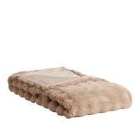 TAGESDECKE Bares - Hellbraun, Textil (180/200cm) - home&you
